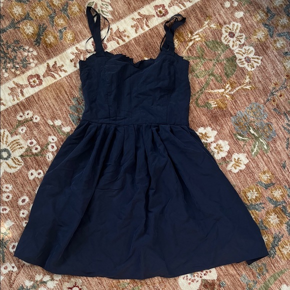 Zara Dresses & Skirts - Zara Dark Blue Mini Dress